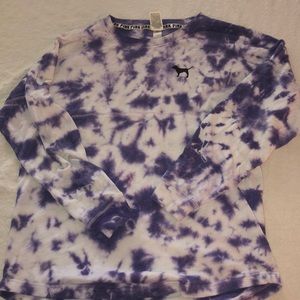 Victoria Secret Pink Tie-Dye long sleeve top
